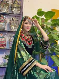 Robes décontractées afghanes en tissu de qualité supérieure de style vintage, brodées traditionnellement, vêtements bohèmes pour femmes, emballage personnalisé - Product Image 4