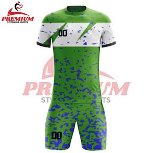Uniforme de football personnalisé à séchage rapide, antibactérien, 100% polyester, protection UV, manches courtes, respirant, été, haute qualité, personnalisé - Product Image 5
