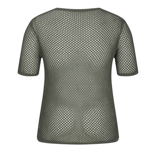 Breathable Men Mesh <b>Shirt</b> Fitness Workout Drop Shoulder Crew Neck Men Mesh <b>Shirt</b> With <b>Custom</b> <b>Design</b> And Size with Oem - Product Image 5