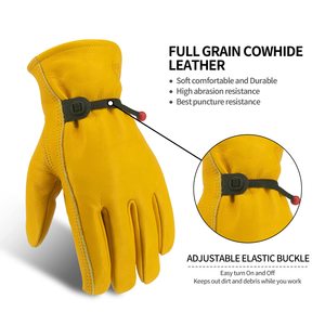 Guantes de Seguridad de Piel de Oveja de Calidad Superior para Uso Industrial, Jardinería y Construcción, Protección Extrema para las Manos - Product Image 4