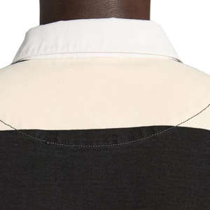 เสื้อโปโลผู้ชายผ้าฝ้าย 100% คอปกพับได้ สกรีนโลโก้ดิจิตอลตามสั่ง แขนยาว ทรงโอเวอร์ไซส์ - Product Image 4