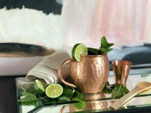 Supplied Quality Moscow Mule Copper Hammered <b>Beer</b> Mug with Handle for Hotels and Restaurants Top Drinkware Products - Product Image 4