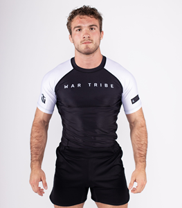 Camiseta de Compresión de Manga Larga para Hombre, Marca War Tribe, Color Negro, de Secado Rápido, para Gimnasio, Deportes, Entrenamiento, Grappling - Product Image 4