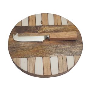 Tabla de cortar de estilo profesional Premium para servir verduras carne cocina cortar carnicero bloque resina madera para uso doméstico en la cocina - Product Image 5