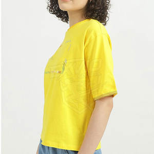 Camiseta de mujer extragrande hecha a medida a precio de mayorista, estilo moderno, informal, para mujer - Product Image 4