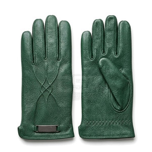 Winter Leather <b>Gloves</b> For Men Comfortable Warm Fleece Lined <b>Gloves</b> For Casual Wear Men Fashion - Product Image 5