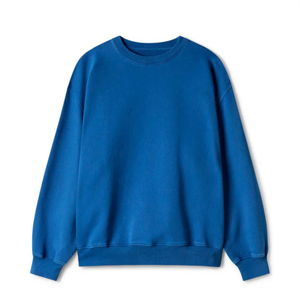 เสื้อสเวตเชิ้ตคอกลมผู้หญิง สีพื้น แขนยาว ผ้าถักผสมฝ้าย สวมใส่สบาย ระบายอากาศได้ดี ทรงปกติ เหมาะสำหรับใส่ในฤดูใบไม้ร่วง - Product Image 2