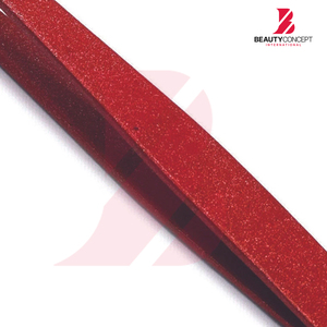 Pince à épiler personnalisée, durable, antidérapante, rouge, inclinée, pour l'épilation des sourcils, du visage et des poils incarnés du nez - Product Image 5