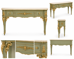 Roman Inspired Hand Carved <b>Dining</b> Room Furniture Round <b>Dining</b> <b>Table</b> <b>Chairs</b> Set European Style <b>Dining</b> Furniture in Solid Teak - Product Image 5