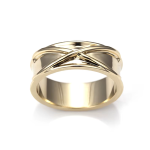 Luxury look 18k Solid Gold Engagement <b>Ring</b> Fine Jewelry <b>Men</b> Real Wedding <b>Ring</b> <b>for</b> Couple - Product Image 1