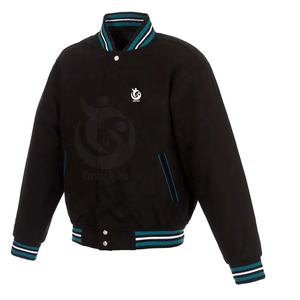 Nouvelle veste de baseball pour hommes à la mode Design unique avec col montant de qualité Superbe pour la saison d'hiver en vente - Product Image 2