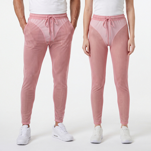 Leggings Transparentes de Malla para Unisex, Leggings Transparentes de Malla con Estilo Moderno y Cintura Ajustable con Cordón - Product Image 1
