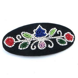 Pinza para el cabello con cuentas de cristal y bordado para bodas, pinza decorativa llamativa para mujeres, accesorios de moda para el cabello. - Product Image 6