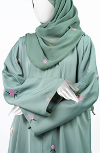 Abaya pour femmes Abahya 2026, nouvelle arrivée pour l'Aïd Ramadan, style vintage, polyester, longueur au sol, pour femmes grandes tailles, prix raisonnable - Product Image 2