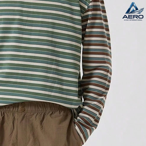 Chemises à manches longues modernes pour hommes en gros, vêtements quotidiens élégants à manches longues avec logo personnalisé imprimé, t-shirts pour hommes - Product Image 5