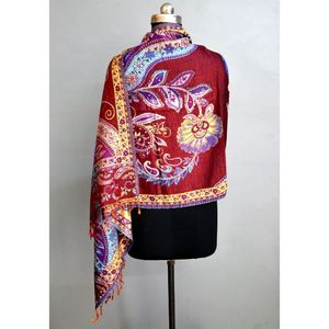 Écharpe en soie douce et luxueuse pour femme, châle long et léger, élégant et stylé, imprimé, tendance, pour couvrir les épaules, le cou et la tête - Product Image 2