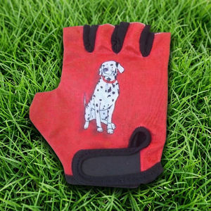 Gants de vélo pour enfants, demi-doigts, de qualité supérieure, légers, anti-UV, respirants, avec sangle de poignet réglable, séchage rapide, pour tout-petits - Product Image 1