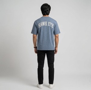 T-shirt de sport pour homme Hawk Eye de qualité supérieure, doux, respirant, anti-rides, manches courtes, pour l'entraînement physique et le quotidien - Product Image 4