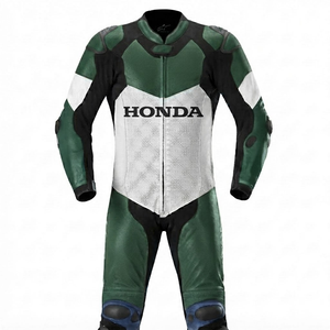 ชุดแข่งรถมอเตอร์ไซค์หนังแท้ Zonda Premium MotoCP แบบชิ้นเดียว/ชุดขับขี่พร้อม Hump ระดับ 2 CE ผลิตตามสั่ง - Product Image 1
