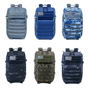 Sac à dos de randonnée en plein air 45L 600D Oxford décontracté avec fermeture éclair imperméable - Product Image 2