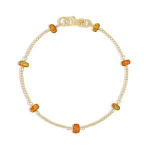 <b>BRACELET</b> - PLAIN BEADED <b>BRACELET</b> minimalist beaded chain <b>bracelet</b> for daily wear delicate gold <b>bead</b> chain <b>bracelet</b> for women sim - Product Image 4