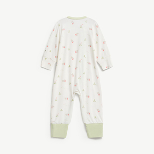 Mameluco ajustado de algodón y elastano Siro para bebé, manga larga con broches para recién nacido, ODM Vietnam - Product Image 2