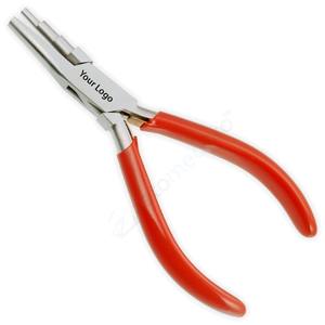 คีมดัดลวดแบบสามขั้นตอน OEM พร้อมหัวโค้งสำหรับทำห่วง  รับทำโลโก้ตามสั่ง  เครื่องมือขึ้นรูปเครื่องประดับหลายขนาด - Product Image 2