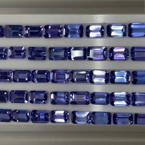 ธรรมชาติที่มีคุณภาพดีสอบเทียบรูปแปดเหลี่ยมตัด6/4มิลลิเมตรแทนซาไนต์หลวมพลอยจำนวนมากโดย Sadiya นานาชาติ - Product Image 2