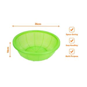 Grand panier égouttoir pour stand alimentaire, résistant aux odeurs, pour le lavage des légumes, grande capacité, pour buffet et préparation de traiteur - Product Image 2