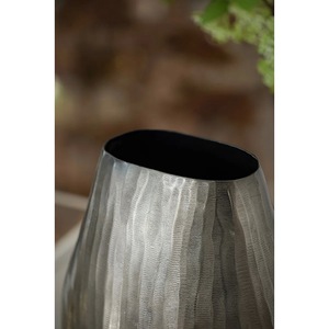 Modern Handmade Artistic Metal <b>Tabletop</b> Vase for Decorative Flowers Elegant Interior Styling for Living Room & Office - Product Image 3