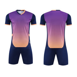 Best Selling High Quality Latest Designs 100% Polyester Breathable Team Adult Kids Soccer Wear Set Custom Soccer Uniforms - Product Image 6