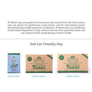 Momi 2nd Cut <b>Timothy</b> <b>Hay</b> 1kg (<b>For</b> Rabbits and <b>Guinea</b> <b>Pigs</b>) - Product Image 1