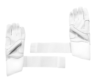 Latest Long Cuff Professional Baseball Batting <b>Gloves</b> Sheepskin Cabretta Leather Softball Batting <b>Gloves</b> Custom Rubber Logo - Product Image 3