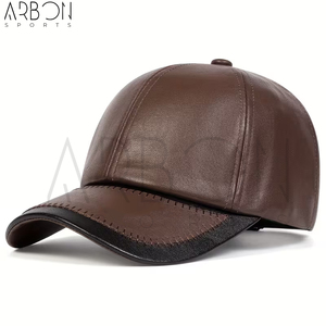 With Best Supplier Good Selling Made In Pakistan In Wholesale Price Adults Wear Street Wear Fashion Sports Leather Caps - Product Image 4