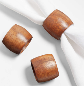 Anillo para Servilletas de Madera de Haya de Alta Calidad, Ecológico y Duradero, Diseño Clásico para Bodas - Product Image 3