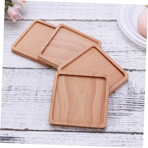 Customizable Square Wooden <b>Coasters</b> for Serving Beer Tea Coffee-Handmade Eco-Friendly Modern Design From Uttar Pradesh - Product Image 6