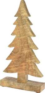Decoración navideña de madera con forma de árbol, artesanía para el hogar, decoración hecha a mano con forma de árbol de madera. - Product Image 5