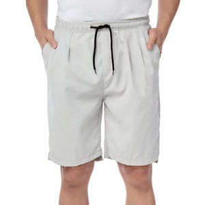 Trendy Mens Performance <b>Technical</b> Fabric Drawstring Solid Mid <b>Shorts</b> Breathable Comfort Loungewear Bulk Wholesale Factory - Product Image 5