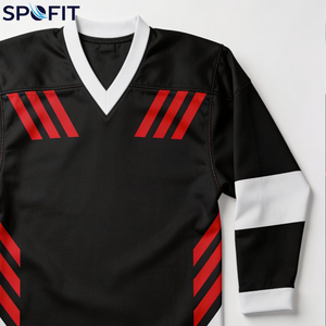 Nouveauté, maillot de hockey sur glace personnalisé, qualité supérieure, uniforme d'équipe de hockey sur glace, séchage rapide, 100% polyester, maillot de hockey sur glace - Product Image 4