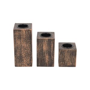 Woodee <b>Tealight</b> <b>Holder</b> | Wooden Table Decor Candle <b>Tealight</b> Stand | (Brown) - Product Image 2