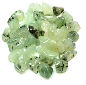 Pierres Roulées Naturelles de Prehnite Verte, Cristal de Guérison pour Reiki, Méditation, Énergie, Décoration, Vente en Gros, Marque Feng Shui - Product Image 1
