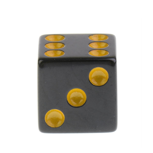 Stone Black agate D6 <b>Dice</b> Cube Natural Gemstone Crystal Stone D6 <b>Dice</b> Engraved Stone Custom <b>Dice</b> <b>Sets</b> - Product Image 2