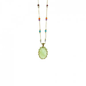 Collar Colgante de Macramé con Ópalo Rosa Natural, Joyería de Cristal Curativo Estilo Boho, Cordón Ajustable, Regalo para Mujer - Product Image 6