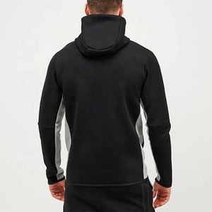 Conjunto Deportivo de Moda con Sudadera con Cremallera Completa y Pantalones Jogger, Diseño de Parches, Colores Personalizados, Sublimación, Calidad Premium, 100% Algodón Felpa, Unisex, Invierno - Product Image 3