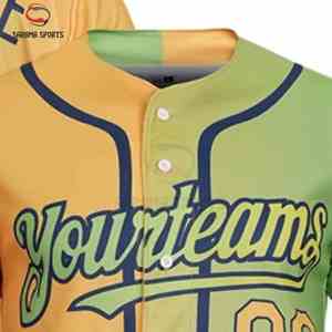 Maillot de baseball en polyester respirant style streetwear, design personnalisé tendance - Product Image 2