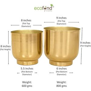 กระถางต้นไม้โลหะทันสมัย ราคาประหยัด สำหรับตกแต่งบ้าน ระเบียง และสวน - Product Image 2
