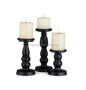 Bougeoir en bois de style unique fabriqué à la main décor rustique en bois naturel parfait pour l'ambiance élégante de la maison à bas prix - Product Image 2