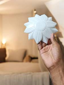 White Marble Lotus Bowl Decorative Scallop Marble Plate for Table Fruit Bowl <b>Ring</b> <b>Dish</b> Jewelry Holder Floral Vintage Marble - Product Image 4