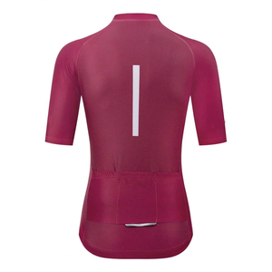 Maillot de Ciclismo de Poliéster de Secado Rápido para Mujer - Maillot de Equipo Personalizado de Manga Corta con Malla Transpirable para Venta al por Mayor - Product Image 3