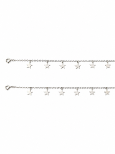 Bracelet en argent sterling 925 avec breloque étoile pour femme, finition polie, design minimaliste et céleste, idéal pour le quotidien, les fêtes, ou comme cadeau d'anniversaire. - Product Image 2